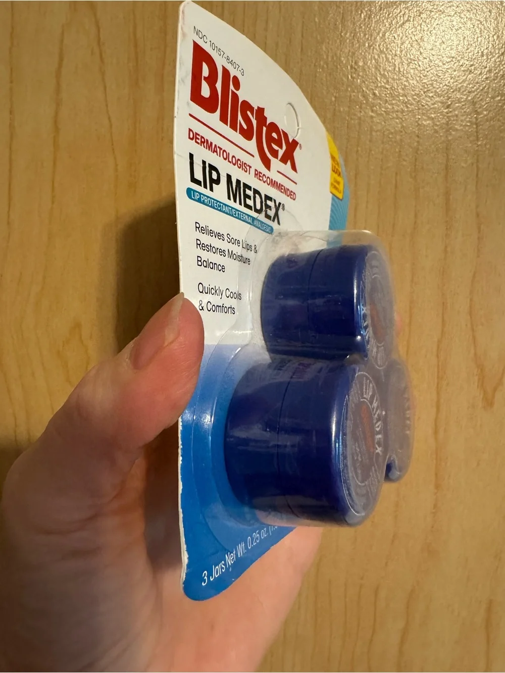 Blistex set dermatologist